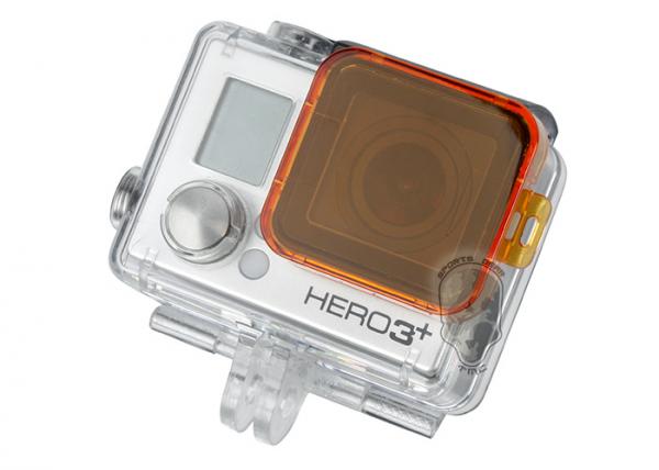 G TMC GoPro HD Hero 3+ PC Under Sea Filter Cover ( Orange )